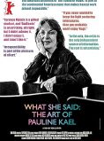 What She Said: The Art of Pauline Kael